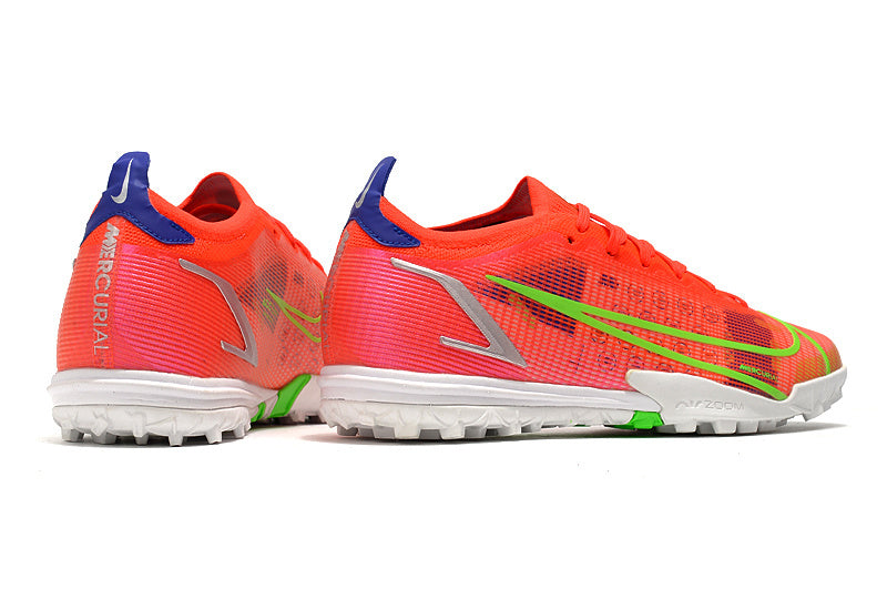 Vapor 14 Elite Césped Artificial Naranja con Verde Neón y Azul